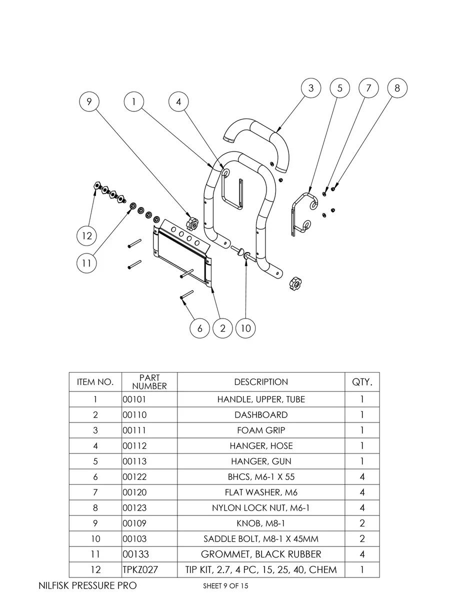 PRESSURE PRO, PP3225K, IPL.9